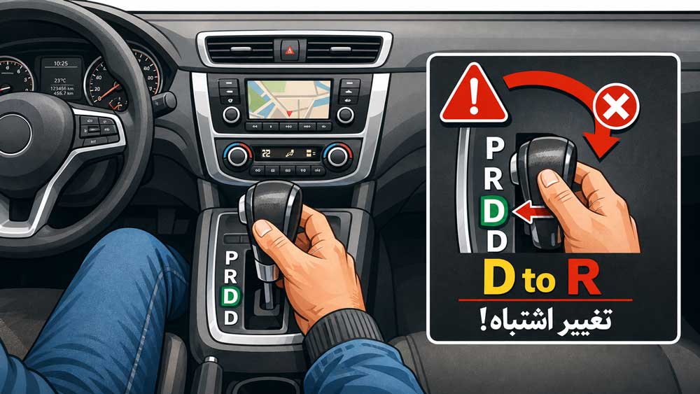 شتباهات-رایج-هنگام-استفاده-از-گیربکس-اتوماتیک