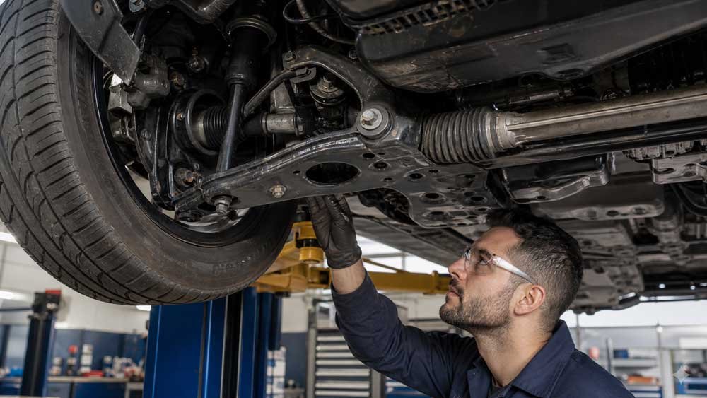 بررسی-جلوبندی-و-سیستم-تعلیق-KMC-X5