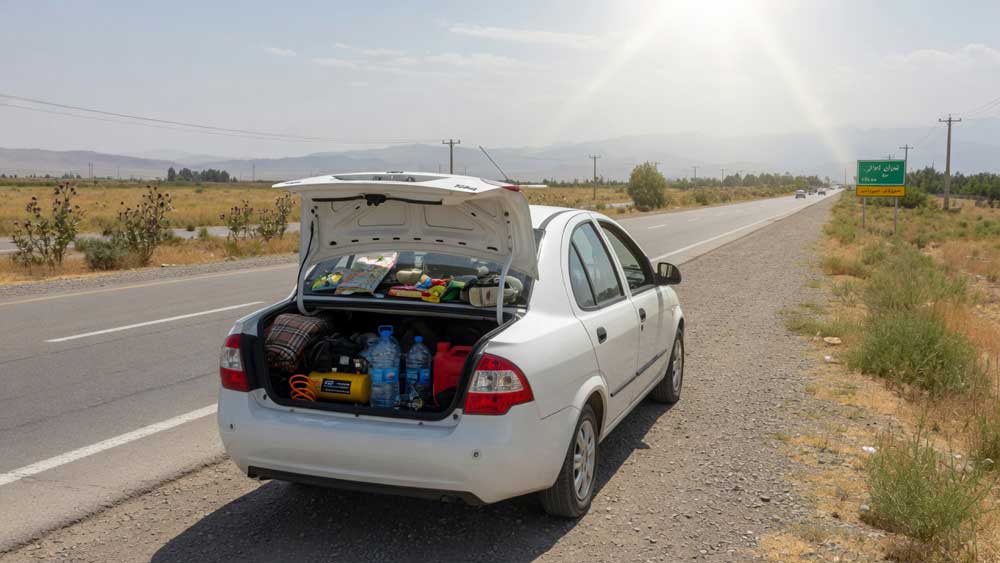 تجهیزات-خودرو-برای-سفر-تابستانی
