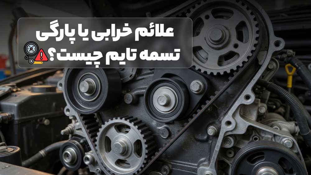 تسمه-تایم-و-اجزای-سیستم-تایمینگ-موتور-خودرو