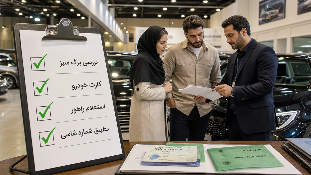 چک لیست اطمینان از توقیفی نبودن خودرو قبل از خرید خودرو دست دوم